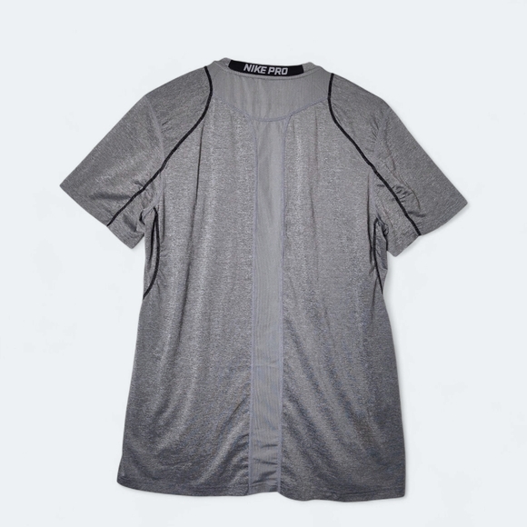 NIKE Mens Pro Fitted Short Sleeve Top Size Large - Picture 8 of 10